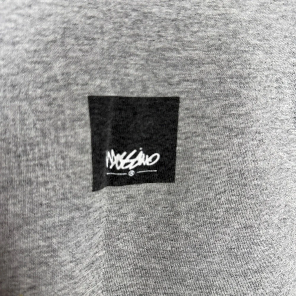 Vintage 90s Mossimo Go Kart Graphic T-Shirt Mens Medium Gray Single Stitch USA